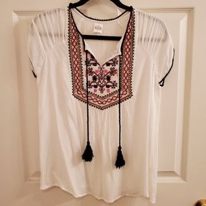 Bila size S boho gypsy rodeo western cowgirl rhine